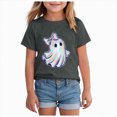 thumbnail image 1 of KPVEVIQ Toddler Girls Boys Halloween Shirts Fun Ghost Graphic T-Shirt Fall Tee Top Short Sleeve Cute Kids Clothes, 1 of 5