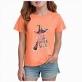 thumbnail image 1 of KPVEVIQ Toddler Halloween Shirt Kid Cute Witch Broomstick Tees Boys Girls Halloween Tops Clothes, 1 of 5