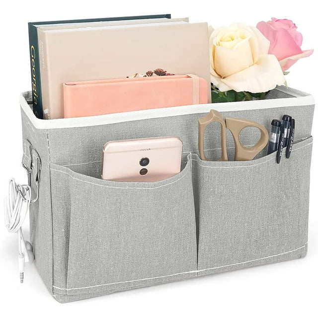 KPX Bedside Caddy College Dorm, Bedside Bunk Hanging Storage Bag for
