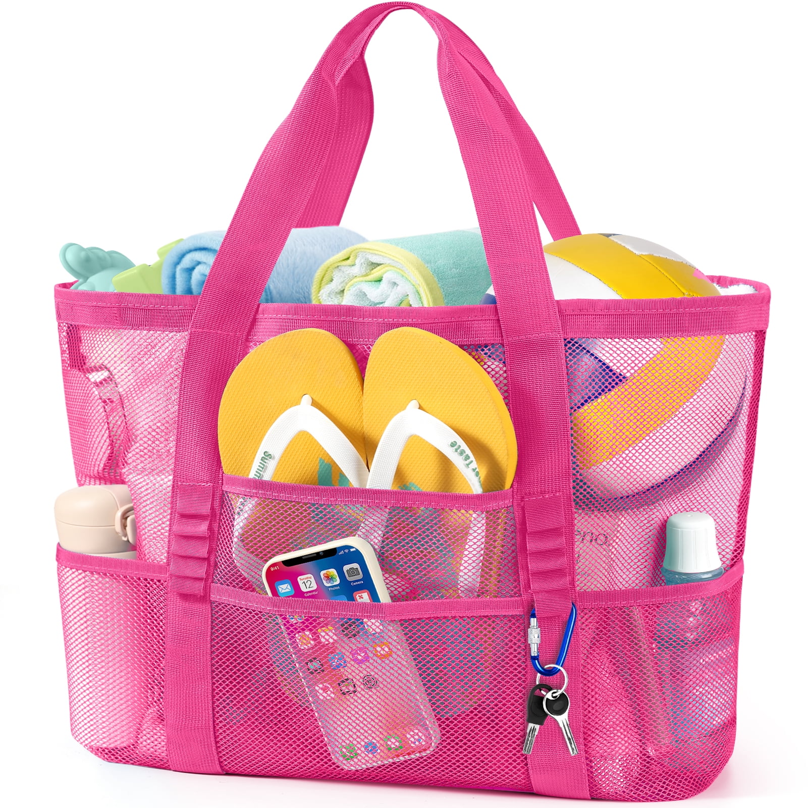 Beach Bag - Mesh Beach Tote Bag