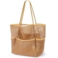 thumbnail image 1 of Gocvo Mesh Beach Bag for Women, Beach Tote Large Foldable Mesh Swim Bag with Pockets | Sandproof | Waterproof, 1 of 7