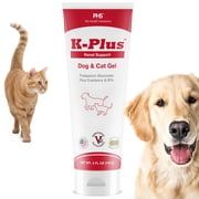 K-Plus Gel for Dogs & Cats Potassium Citrate & Cranberry Supplement for Kidney, Urinary Tract Health, UTI Relief, Stone Prevention, Electrolyte Balance, Muscle & Heart Function - Made in USA - 5 oz