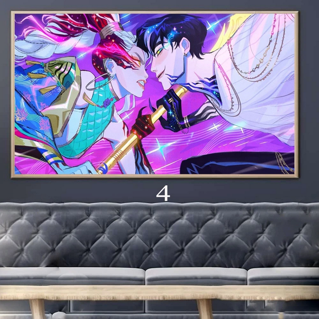 KPop Demon Hunters (2025) Poster&Canvas, No Framed2 - Walmart.com