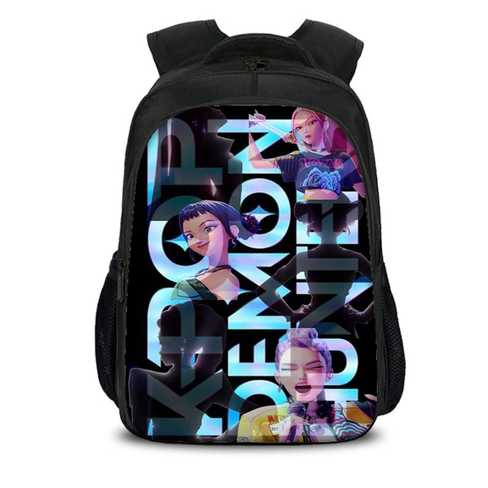 KPop Demon Hunters 3D Design Large Capacity Sky Themed Backpack