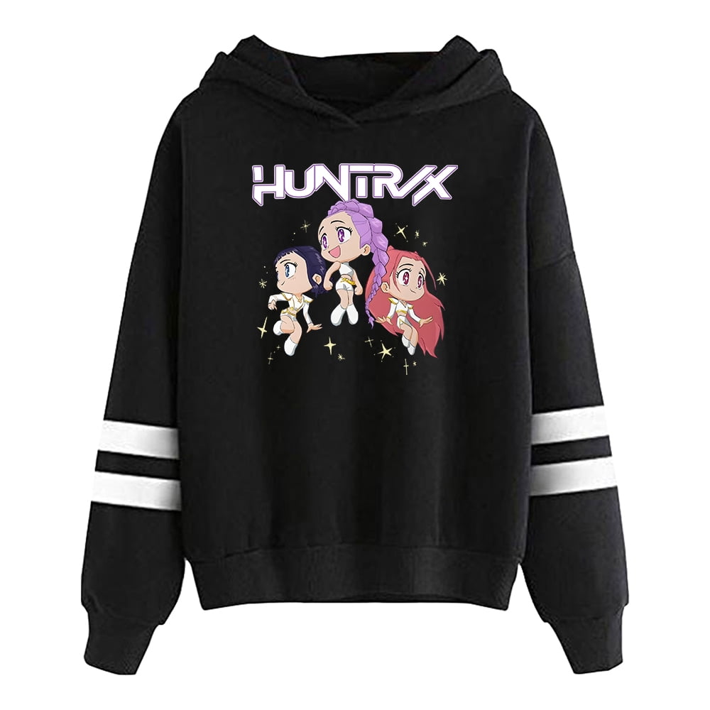 アイドル PIGGS_DEAR HUNTER TOUR Hoodie KINCHAN KPop Demon Hunters As Seen On Huntrix World Tour Hoodie Men