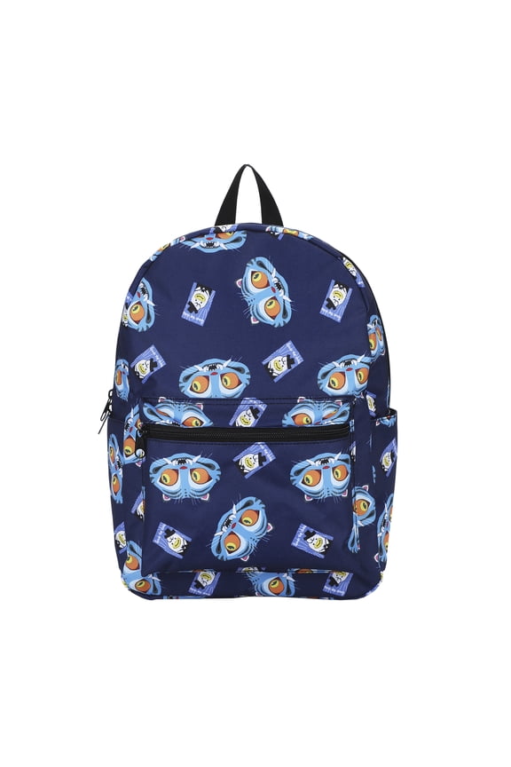 KPop Demon Hunters Derpy & Sussie All-Over Print 16.5" Adult Blue Quick Turn Backpack