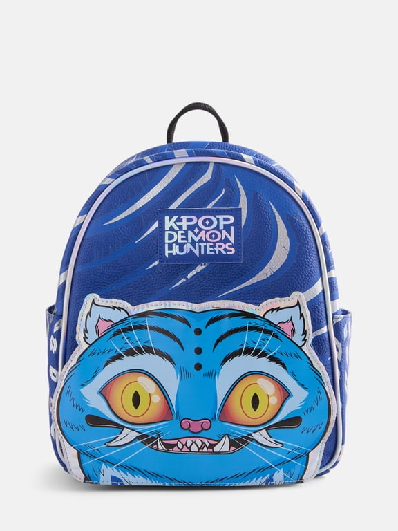 KPop Demon Hunters Girls 10.5" Derpy Mini Backpack, Blue