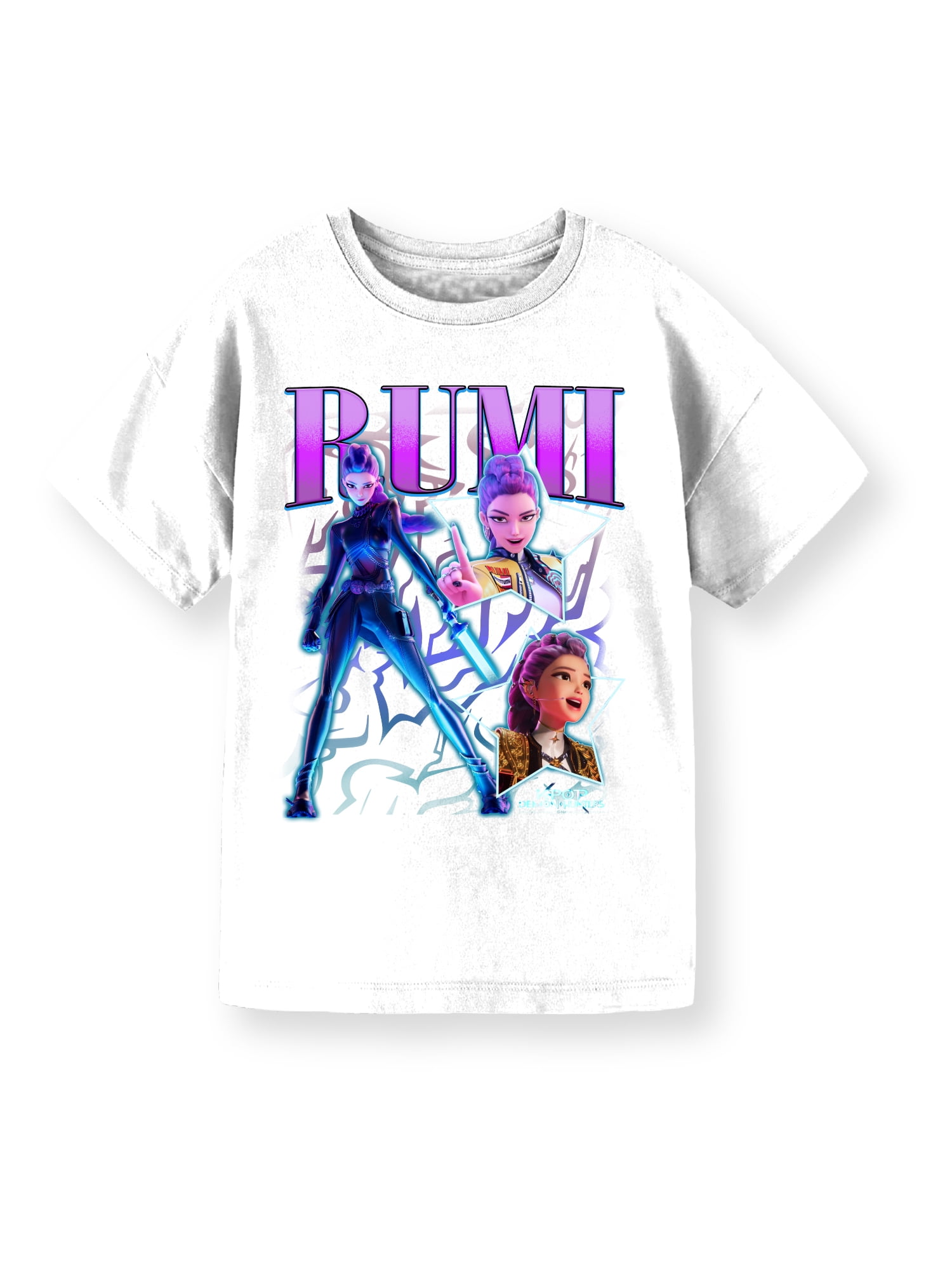 KPop Demon Hunters, Girls' & Big Girls' Graphic T-Shirt, Rumi, Sizes 4-16