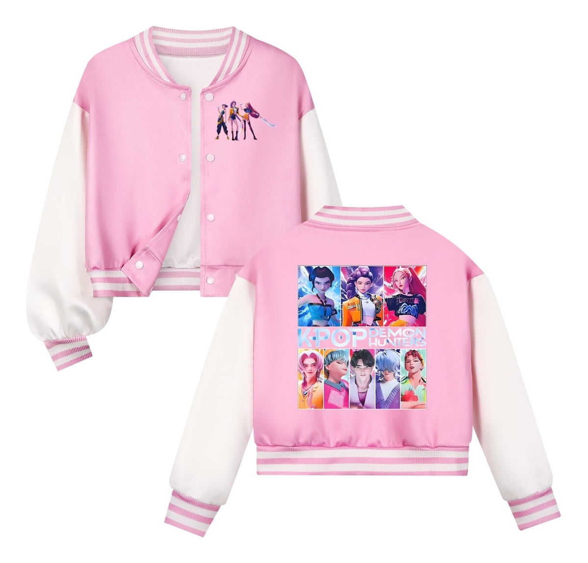 Womens Crop Varsty Bomber Jacket - Black - 12 - Style Alert: Varsty