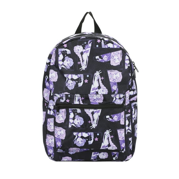 KPop Demon Hunters Huntr/X Character Art 16.5" Adult Black Quick Turn Backpack