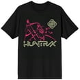 thumbnail image 1 of KPop Demon Hunters Huntrix Line Up on Black Short Sleeve Adult T Shirt - XL, 1 of 4