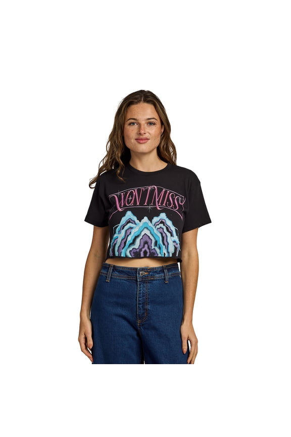 KPop Demon Hunters Mira Cosplay Won't Miss Women's Black Crew Neck Short Sleeve T-Shirt-Large