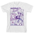 thumbnail image 1 of KPop Demon Hunters Panel Art Huntrx Youth White Crew Neck Short Sleeve T-shirt-XL, 1 of 6