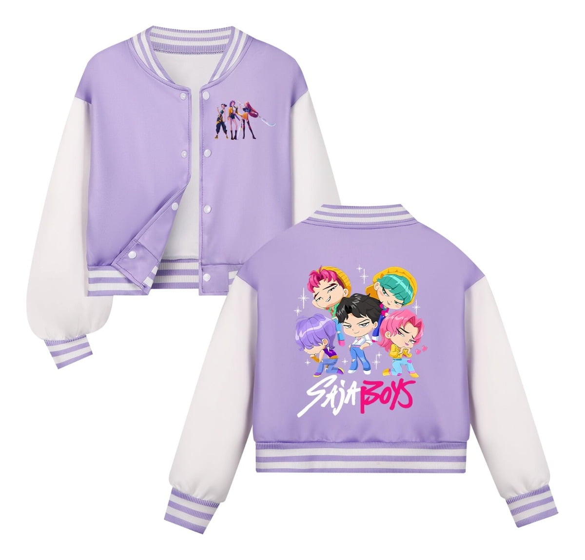 K-Pop Demon Hunters - T-Shirt Saja Boys Photo Frame Pour Enfant