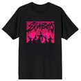 thumbnail image 1 of KPop Demon Hunters Saja Boys Darkside Adult Black Crew Neck Short Sleeve T-shirt-Large, 1 of 7
