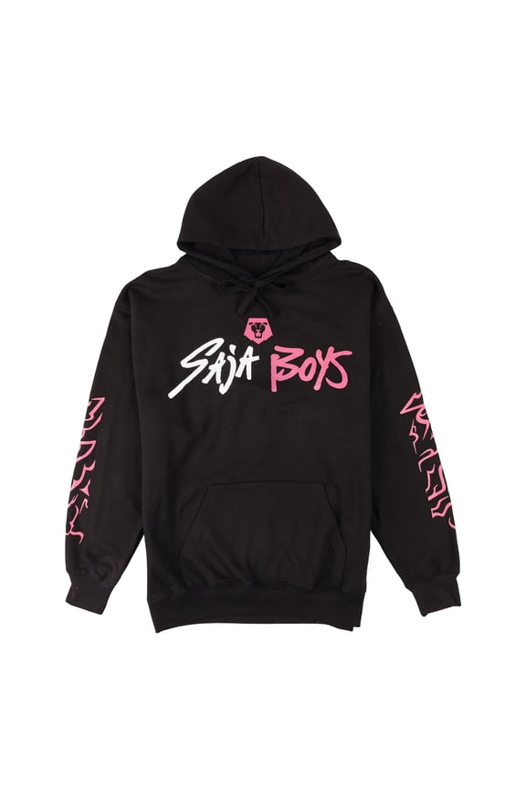 KPop Demon Hunters Saja Boys Demon Women's Black Long Sleeve Hoodie-XL