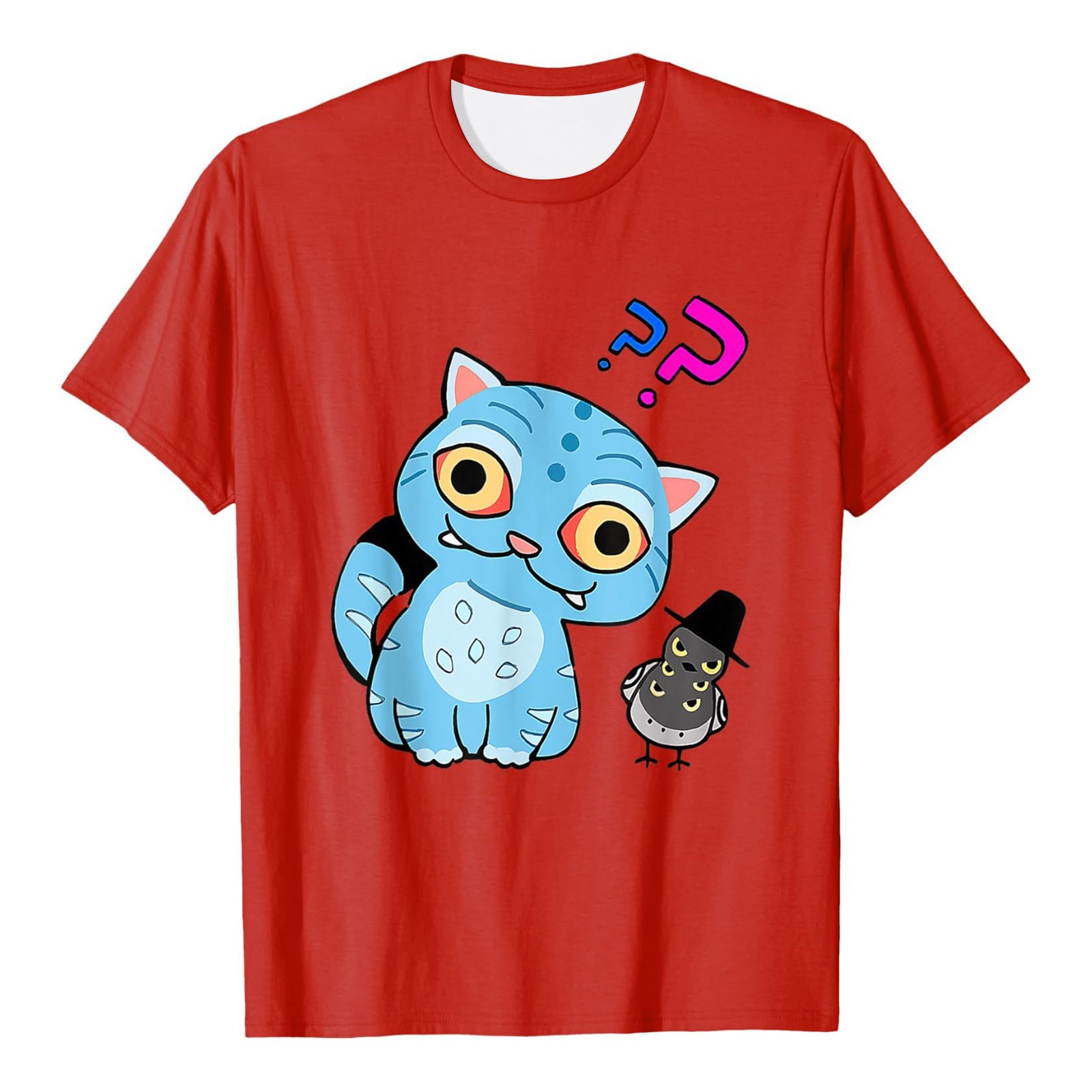 T-shirt Kpop Demon Hunters Pour Enfants - Manches Courtes, Coton Doux, Design Graphique Tendance, Tailles Asiatiques (référencez Le Guide)