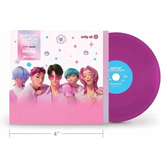 KPop Demon Hunters TinyVinyl Soda Pop / Your Idol 4 Vinyl LP
