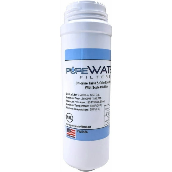 PureWater Filters Replacement Water Filter Cartridge for Keurig Commercial Brewers, Model KQ8 PW5486