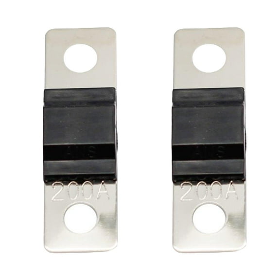 KQEC MIDI / AMI ANS Fuse 200A 200 Amp, 32V 48V Max, Automotive, Marine A/V System, Motorcycle, ATV, Bus, Van, and many more applications (2-Pack)
