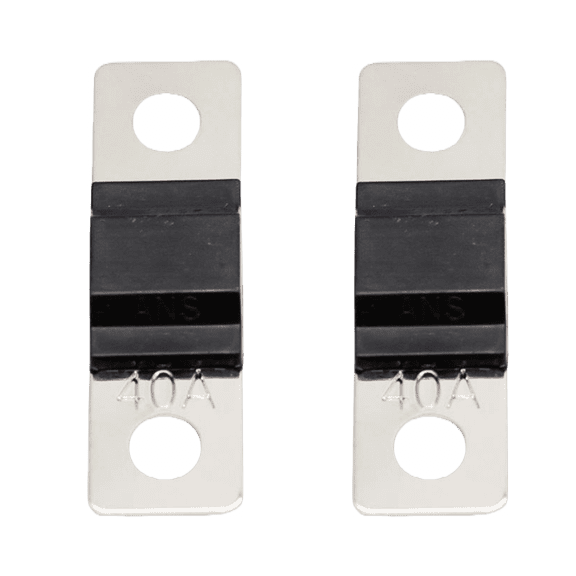 KQEC MIDI / AMI ANS Fuse 40A 40 Amp, 32V 48V Max, Automotive, Marine A/V System, Motorcycle, ATV, Bus, Van, and many more applications (2-Pack)