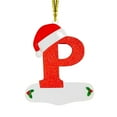 KQJDYXW Christmas Alphabet Ornaments 26 Alphabet Personalized Ornaments