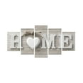 KQJDYXW Decor Home Sweet Home Canvas Wall Art Print Painting 5 Panels
