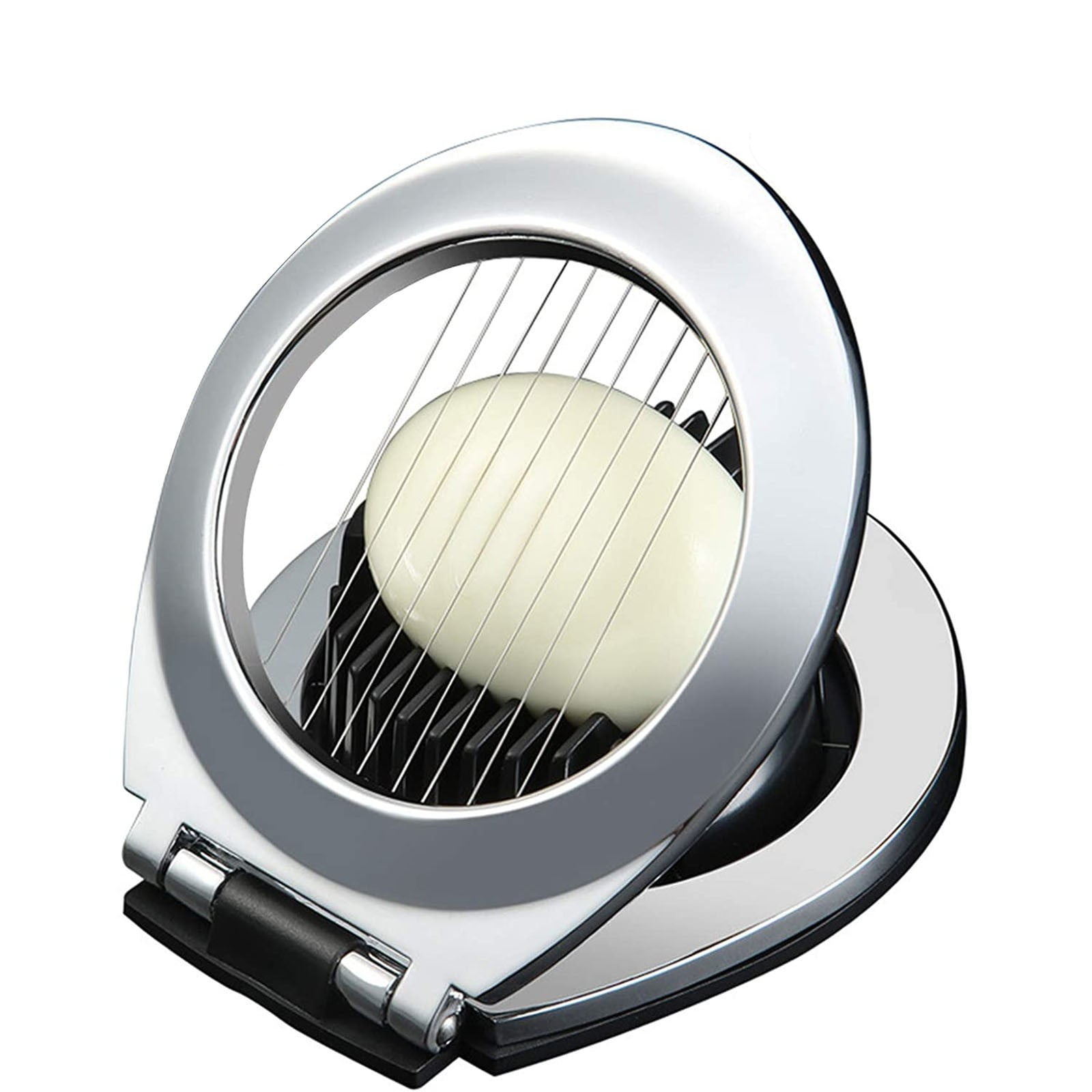 KQJDYXW Stainless Steel Eggs Slicers 2 In 1 Eggs Slicers Manual Eggs