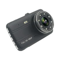 KQJQS 1080P FHD Dash Cam with 4.0 Inch IPS Screen, 170° Wide Angle, Motion Detection, and Loop Recording