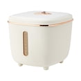 thumbnail image 1 of KQJQS 16.5 Lb Rice Dispenser Large Grain Container Storage With Lid Measuring Cylinder Water Content Proof Household Cereal Dispenser Bucket For Kitchen Soybean Corn, 1 of 7
