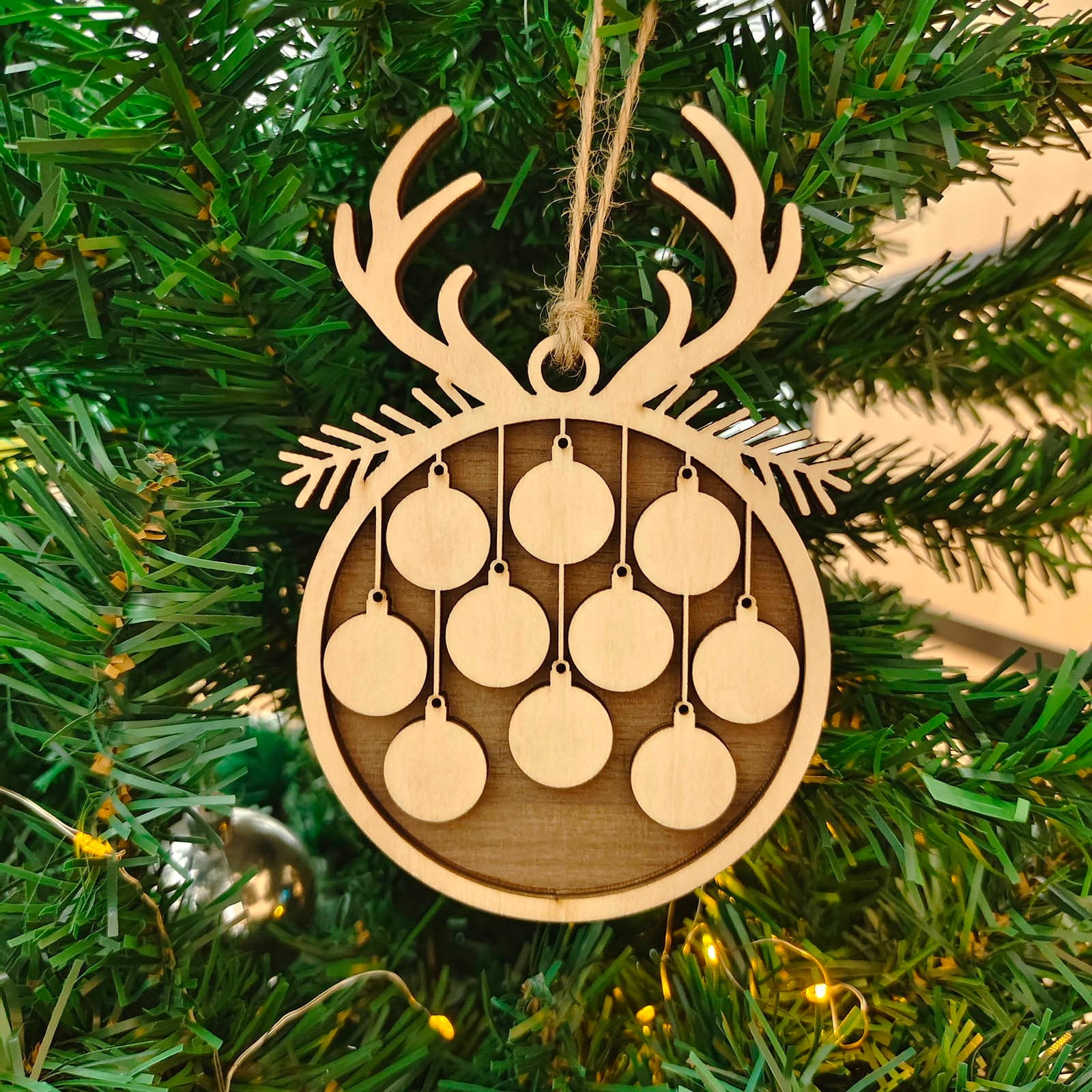 KQJQS 2023 Christmas Ornaments Customizable Names for Christmas Tree