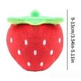 thumbnail image 1 of KQJQS 2pcs Strawberry Pet Toy for Dogs and Cats, Durable Chew Toy with Textured Surface for Teeth Cleaning, Interactive Play, Safe and Fun, 1 of 6