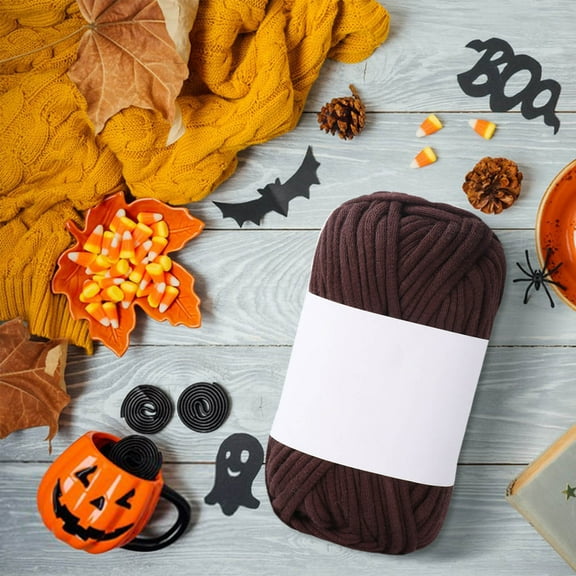 KQJQS 50g T-Shirt Yarn Spaghetti Yarn Elastic Fabric Crochet Cloth Yarn for Bag Basket Shoes