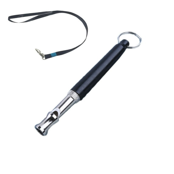 KQJQS Adjustable Frequency Dog Training Whistle, Stainless Steel Silent Whistle to Stop Barking, Suitable for All Dog Breeds, Includes Hook Rope
