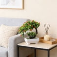 thumbnail image 1 of KQJQS Artificial Plant Bonsai Tree in Pot, Faux Small Potted Tree Arrangement for Home Office Desk Shelf, Fake Greenery Topiary Plant Indoor Decoration, 1 of 6