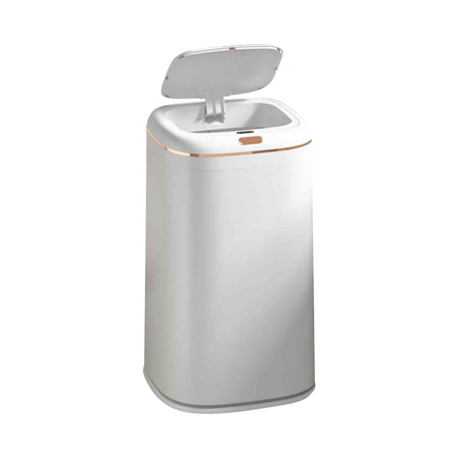 KQJQS Automatic Trash Can, 9 Gallon Office & Bathroom Trash Can With