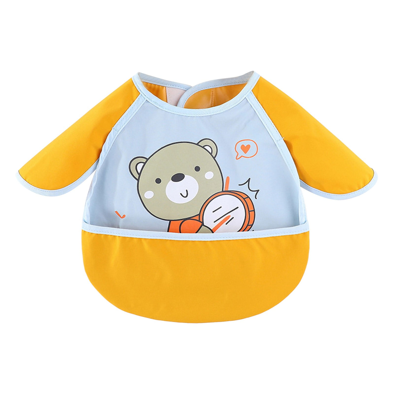 KQJQS Baby Feeding Bib - Unisex Infant Food Bib with Anti-Dirty and ...