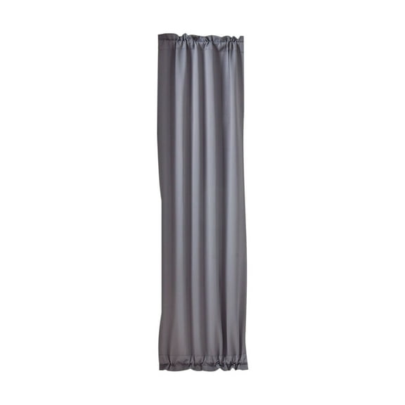 KQJQS Blackout Room Darkening Curtains - Home Decoration Light & Noise Reducing Thermal Insulated Window Draperies with Rod Pocket Top (Dark Gray, 25 inches Wide x 40 inches Long)
