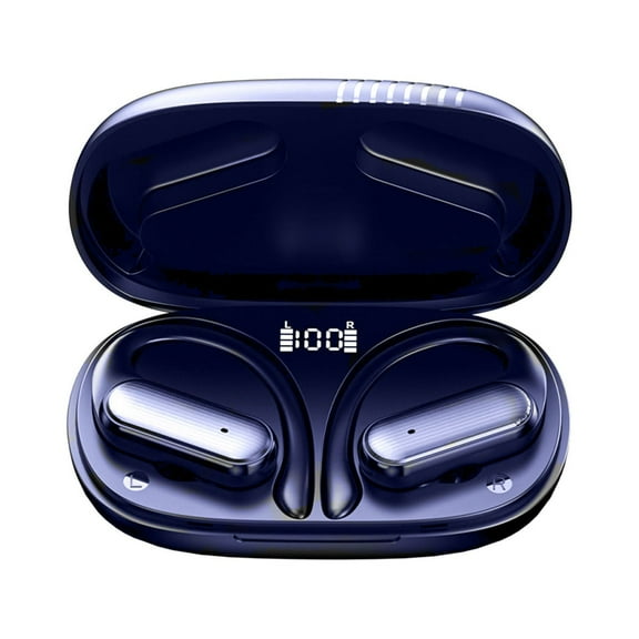 KQJQS Bluetooth Headphones Wireless Earbuds Ear Buds IPX7 Waterproof Sports Earphones with Wireless Charging Case