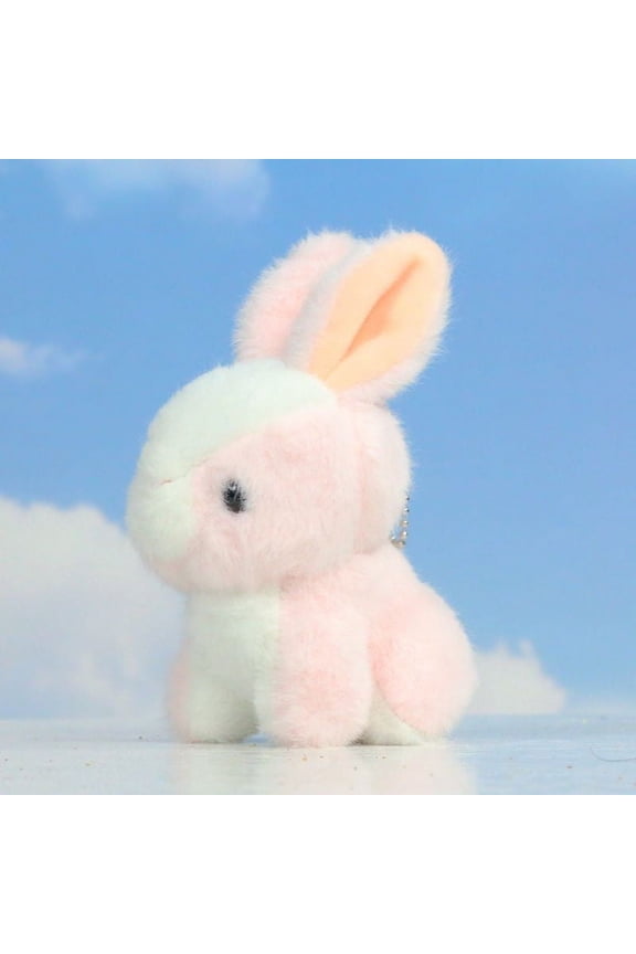 Bunny Plush Keychain Toys For Kids, Stuffed Rabbit Plushie Backpack Purse Pendant Dolls Gift For Children