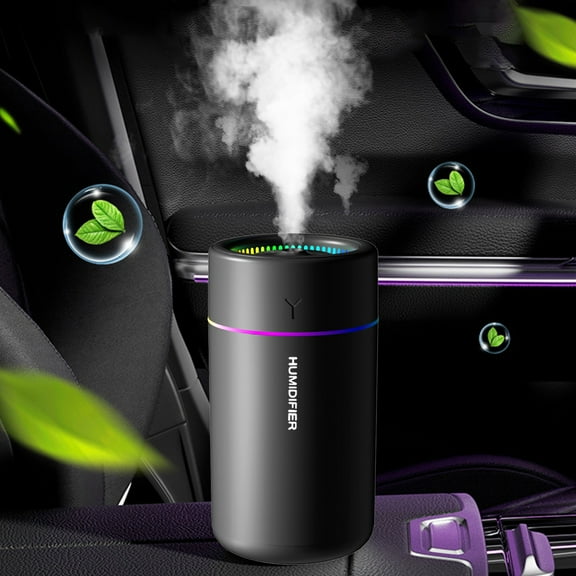 KQJQS Car Diffuser Humidifier USB Aromatherapy Essential Oil Diffuser Car Air Freshener Diffuser USB Cool Mist Mini Portable Diffuser for Car Home Office Bedroom