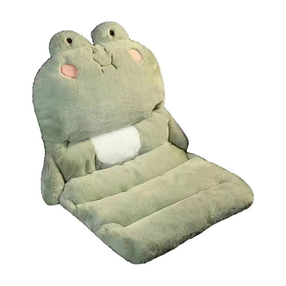 KQJQS Car Seat Cushion, Warm Polyester Flannel Seat Cover with Cute Cartoon Pattern, Comfortable Siamese Cushion for Car, SUV, Truck