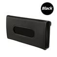 thumbnail image 1 of KQJQS Car Visor Tissue Holder, Leather Napkin Cover, Paper Tissue Dispenser for Visor & Backseat, Vehicle（Black） ﻿, 1 of 5