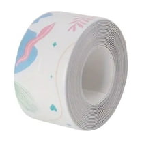 KQJQS Caulk Tape for Bathroom, Kitchen & Toilet - Self-Adhesive Waterproof Sealing Strip, 1.5in x 10.5ft Multicolor Rubber Tape for Tub, Sink, Countertops, and Corners