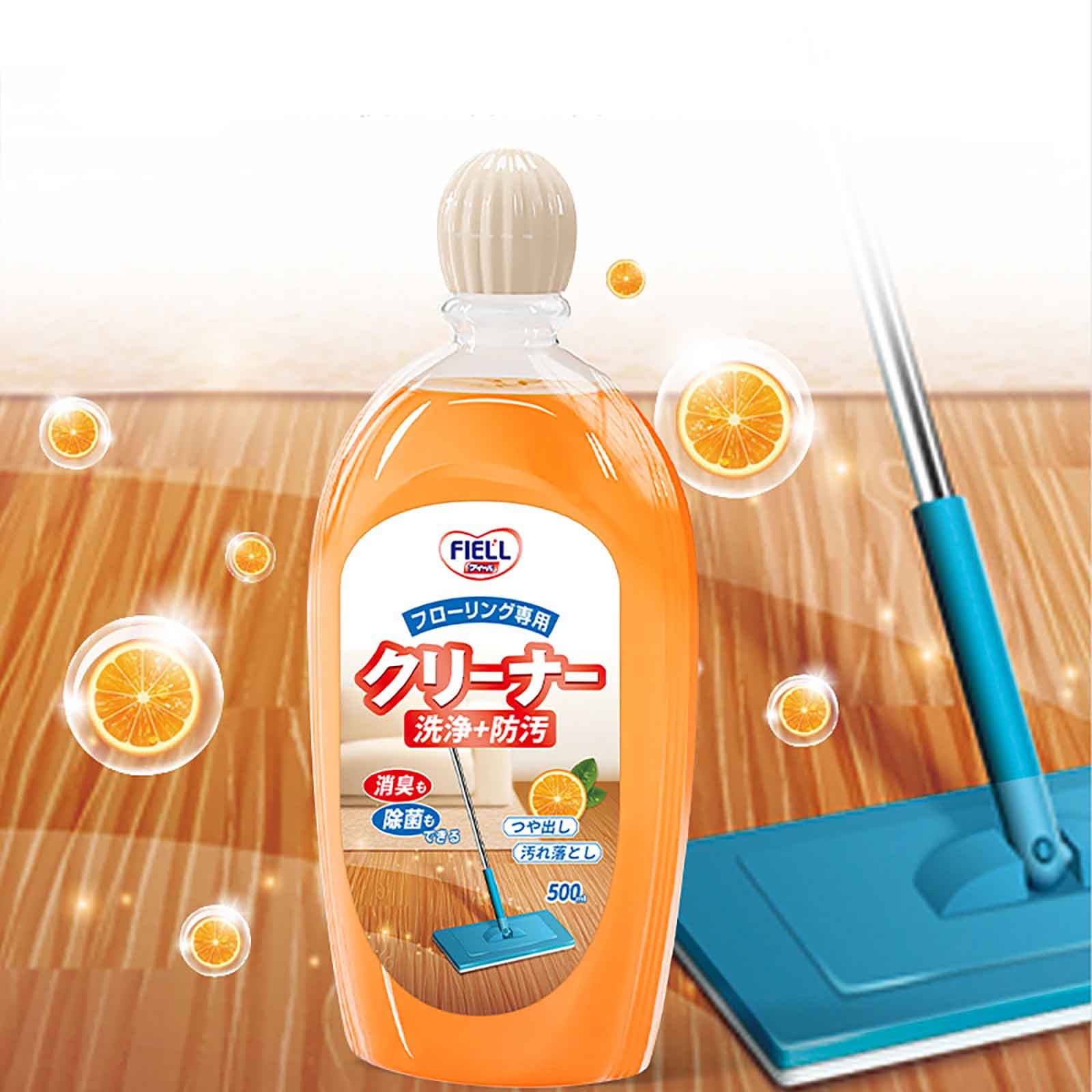 KQJQS Ceramic Tile Floor Cleaner 500ml, Powerful Dirt Removal, Fast Drying, and High Shine for
