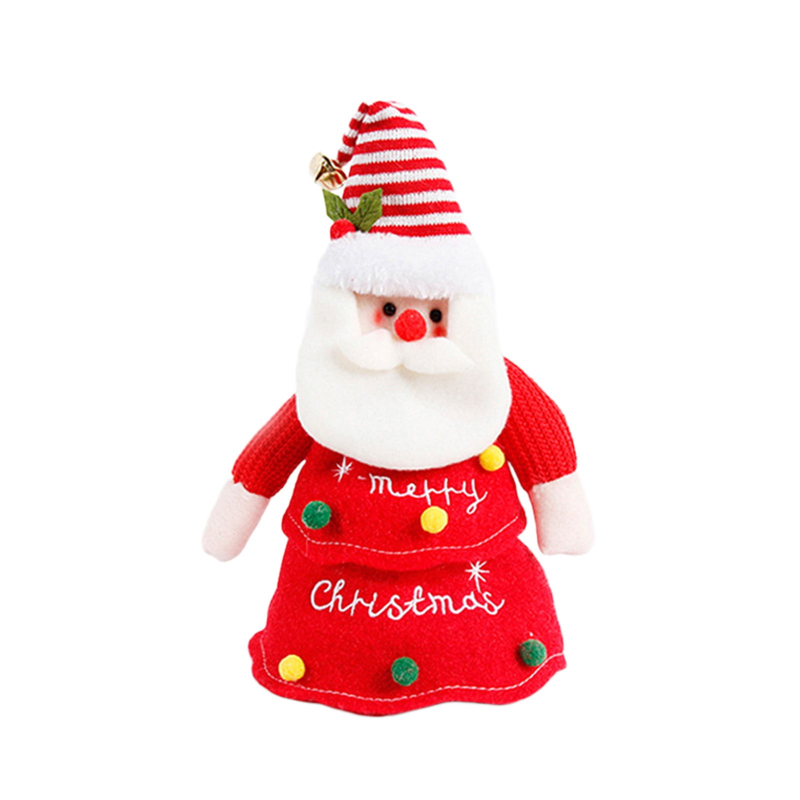 KQJQS Christmas Plush Doll Water Table Stuffed Plush Santa Claus Doll