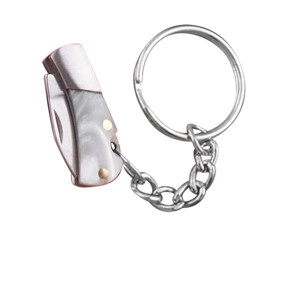 KQJQS Compact Folding Knife Key Chain Disassembleable Delivery Knife, Portable Pocket Knife for Your Keychain