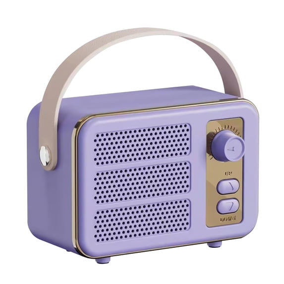 KQJQS Convenient Portable Mini Bluetooth Speaker - Retro Style, Ideal for Outdoors