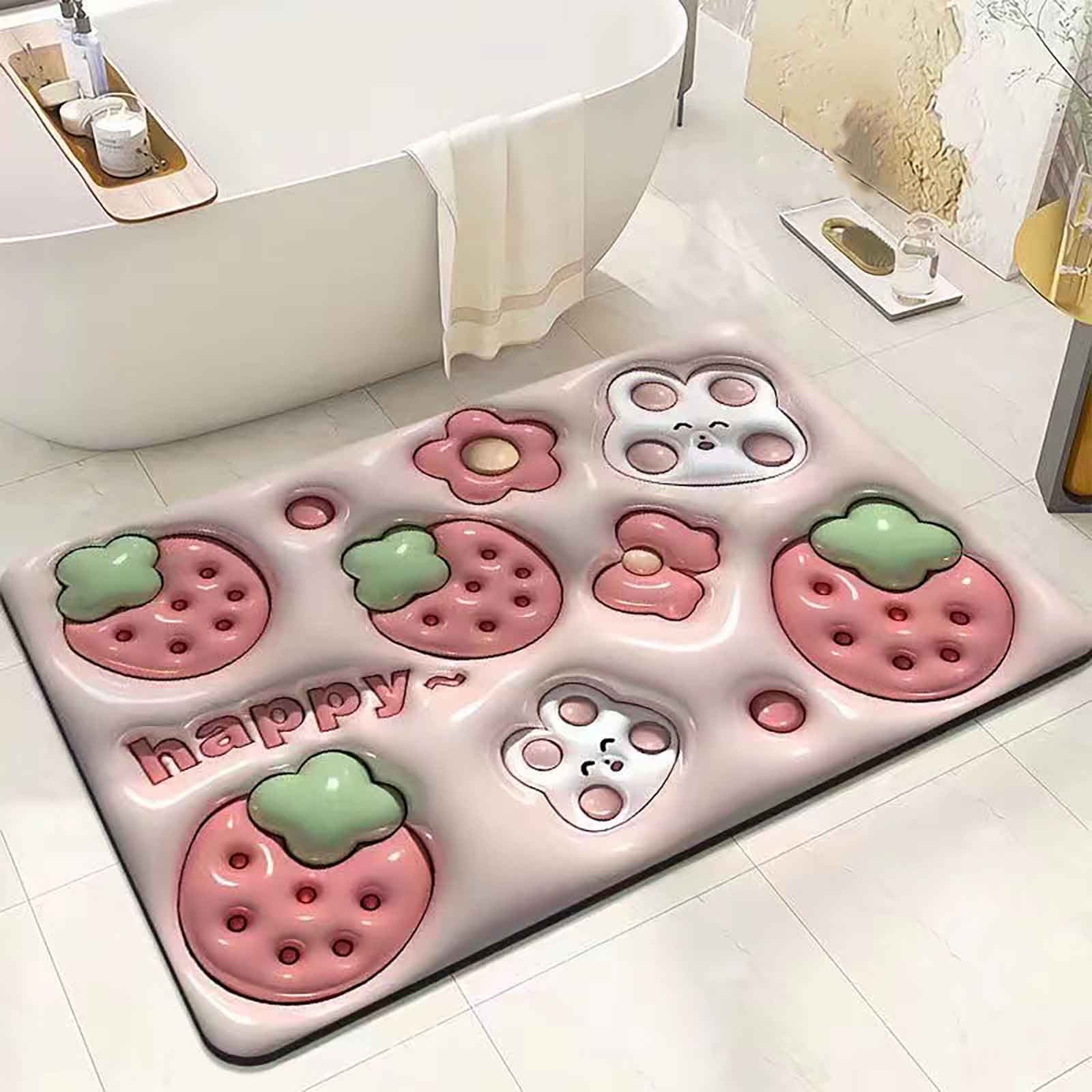 KQJQS Cute Bathroom Floor Mat, Kitchen Entrance Door, Porch Mat