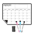 thumbnail image 1 of KQJQS Drys Erasable Calendar, Magnetic Calendar For Fridge,Kitchen White Board Calendar For Refrigerator, Reusable Monthly Weekly Planner, With Eraser,Markers, 1 of 7